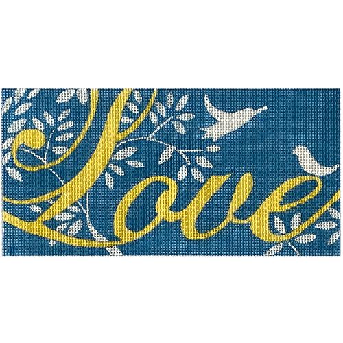 Love - Yellow Painted Canvas Colors of Praise 