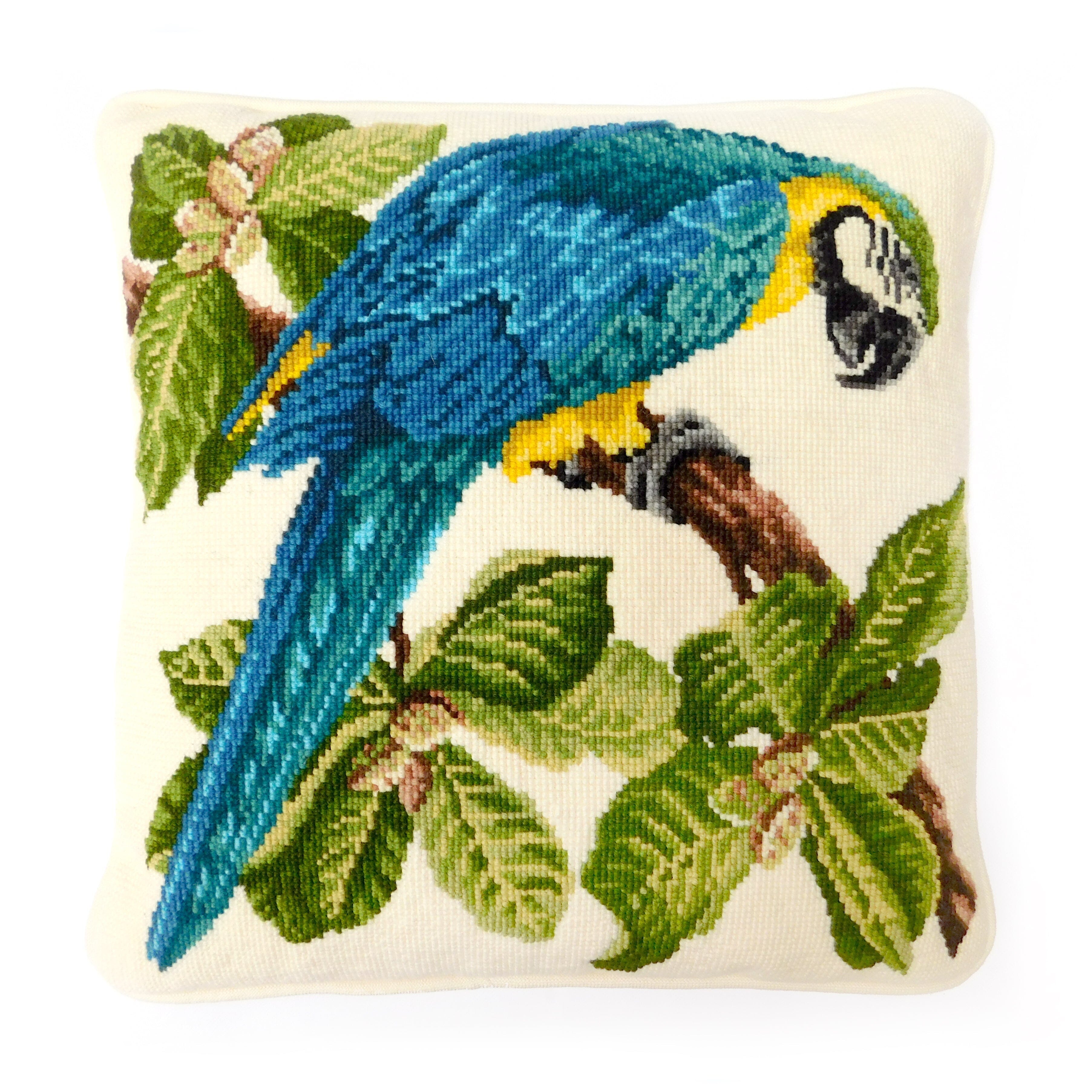 Macaw Needlepoint Kit Kits Elizabeth Bradley Design 
