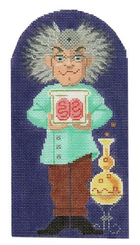 Mad Scientist Painted Canvas Labors of Love Needlepoint  - 1