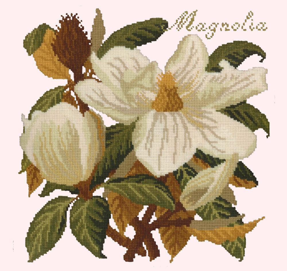 Magnolia Needlepoint Kit Kits Elizabeth Bradley Design 
