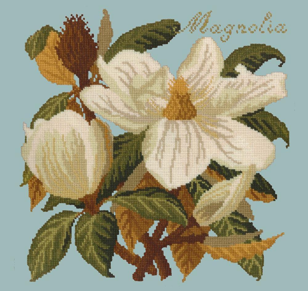 Magnolia Needlepoint Kit Kits Elizabeth Bradley Design 
