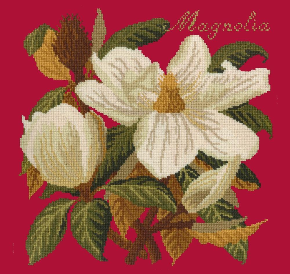 Magnolia Needlepoint Kit Kits Elizabeth Bradley Design 
