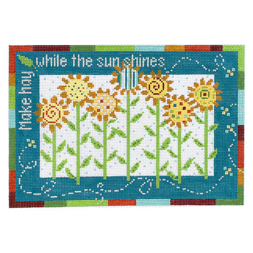 Make Hay While the Sun Shines Painted Canvas Pippin  - 1