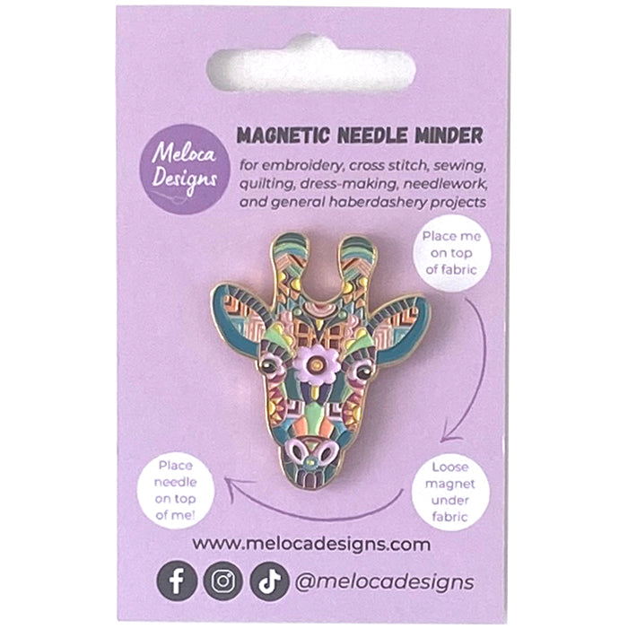 Mandala Giraffe Needleminder Accessories Meloca Designs 
