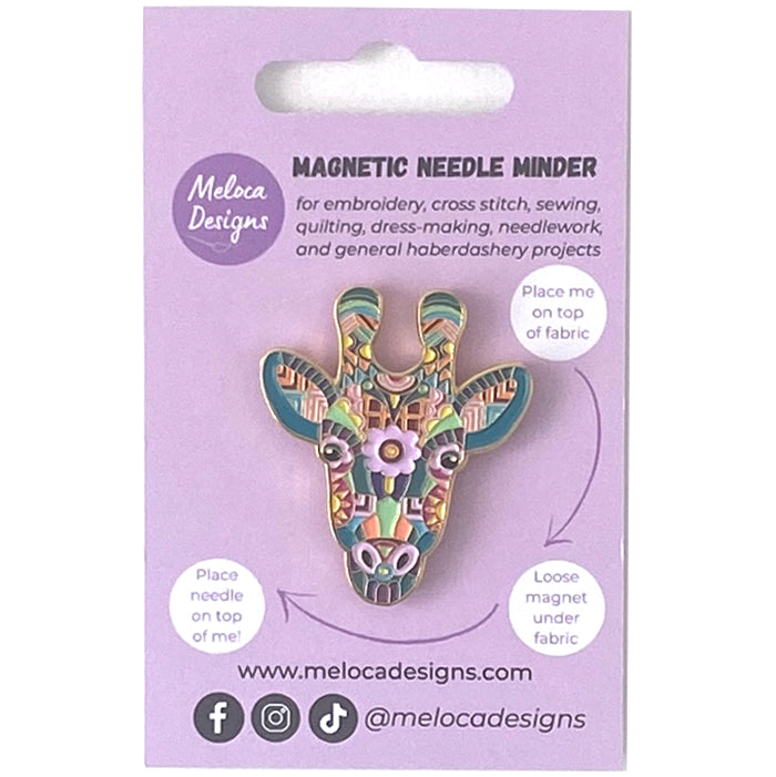 Mandala Giraffe Needleminder Accessories Meloca Designs  - 1
