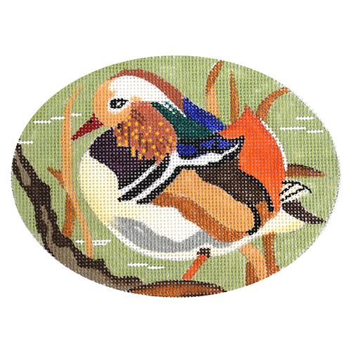 Mandarin Duck Painted Canvas Melissa Prince Designs 