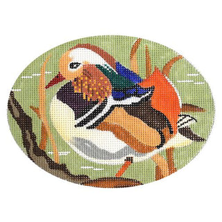 Mandarin Duck Painted Canvas Melissa Prince Designs 
