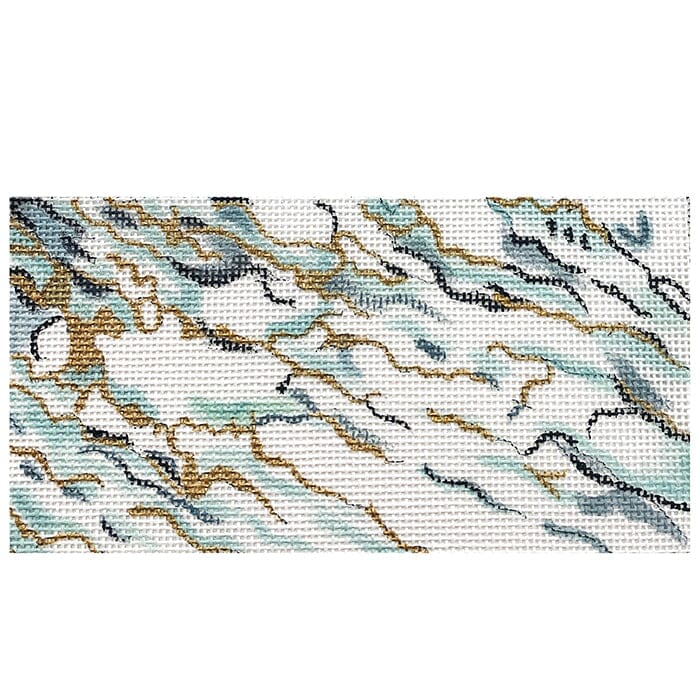 Marble Waves Clutch Insert Painted Canvas Colors of Praise  - 1