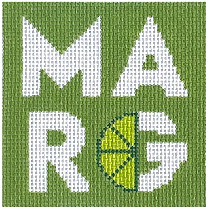 Marg Square Painted Canvas Love MHB Studio  - 1