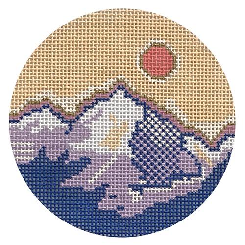 Maroon Bells Near Aspen Painted Canvas Thorn Alexander 
