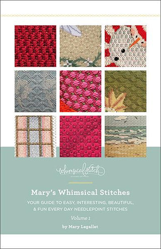 Mary's Whimsical Stitches Painted Canvas Whimsical Stitch 

