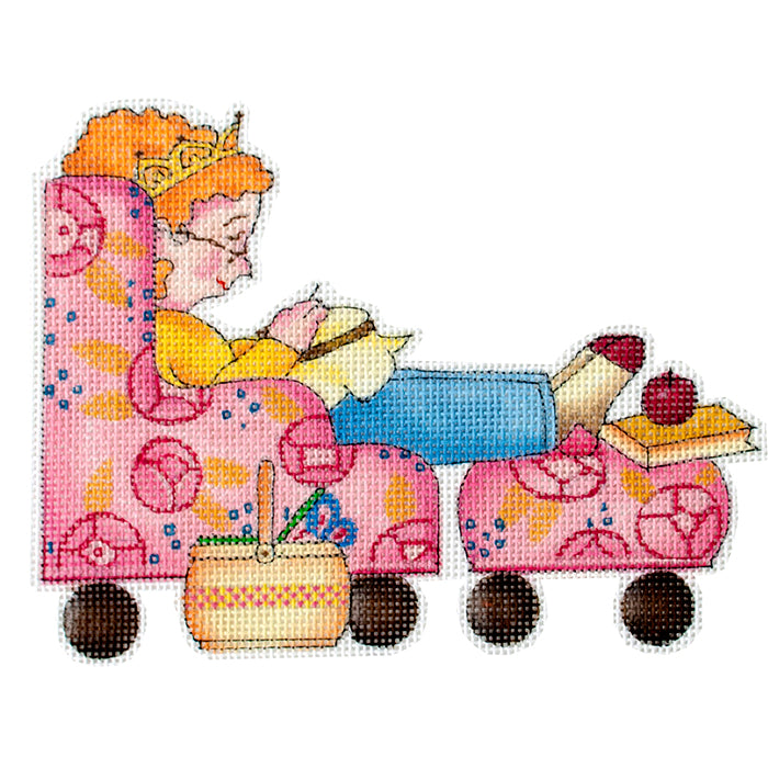 Mary's World: Comfy Chair Stitching Painted Canvas Painted Pony Designs  - 1