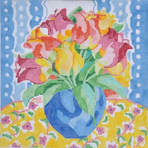 Matisse's Table #10 Painted Canvas Jean Smith 