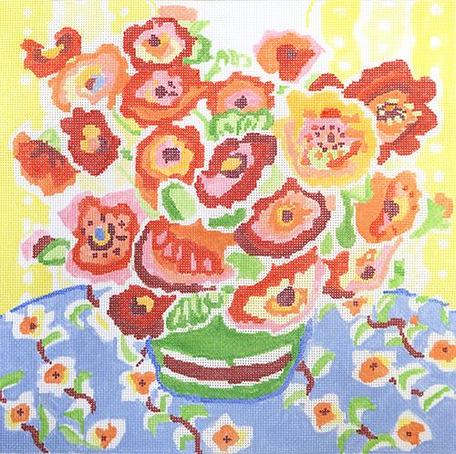 Matisse's Table #9 Painted Canvas Jean Smith 
