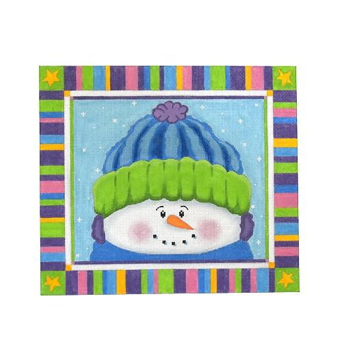 Max the Snowman Painted Canvas Pepperberry Designs 