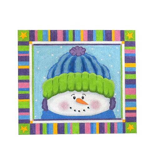 Max the Snowman Painted Canvas Pepperberry Designs  - 1