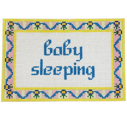 MCC Baby Sleeping Painted Canvas All About Stitching/The Collection Design 