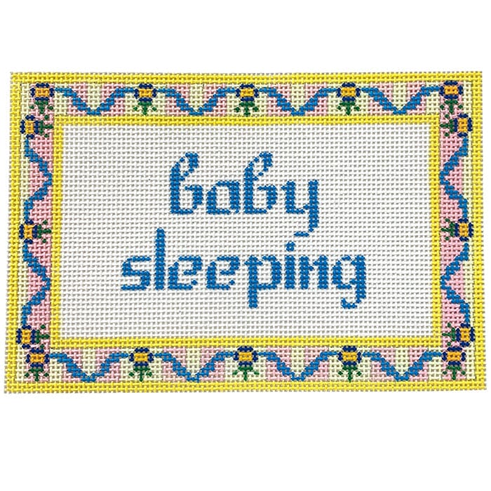 MCC Baby Sleeping Painted Canvas All About Stitching/The Collection Design  - 1