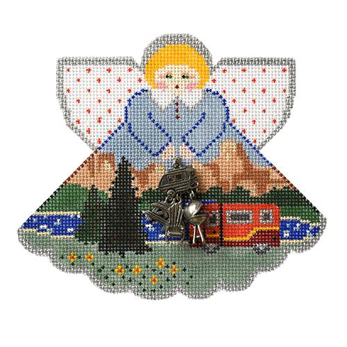 Me & My RV Angel Painted Canvas Painted Pony Designs 
