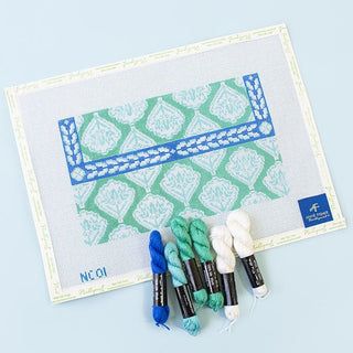 Medallion Clutch Kit Kits Anne Fisher Needlepoint LLC 
