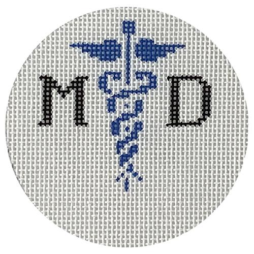 Medical Doctor Round Painted Canvas PIP & Roo 