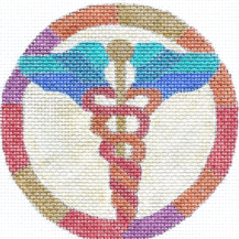 Medical Ornament Painted Canvas Melissa Prince Designs  - 1