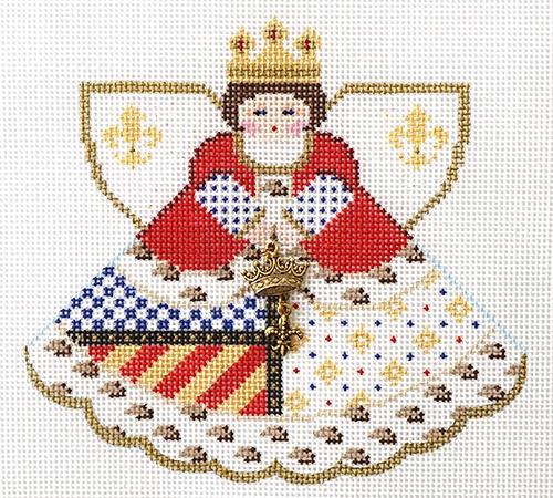 Medieval Queen Angel Painted Canvas Painted Pony Designs 
