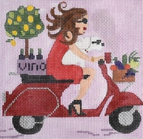Mediterranean Diet Painted Canvas Melissa Prince Designs  - 1