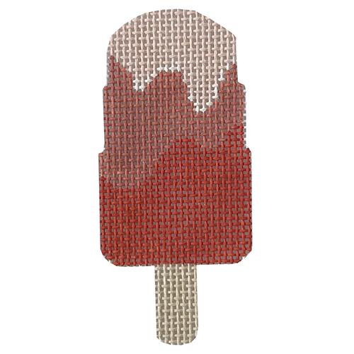 Melting Popsicle   Orange Painted Canvas Audrey Wu Designs  - 1