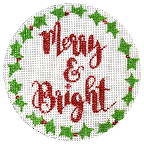 Merry and Bright Painted Canvas A Poore Girl Paints  - 1