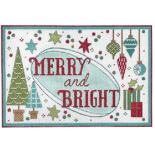 Merry and Bright Painted Canvas Alice Peterson Company 

