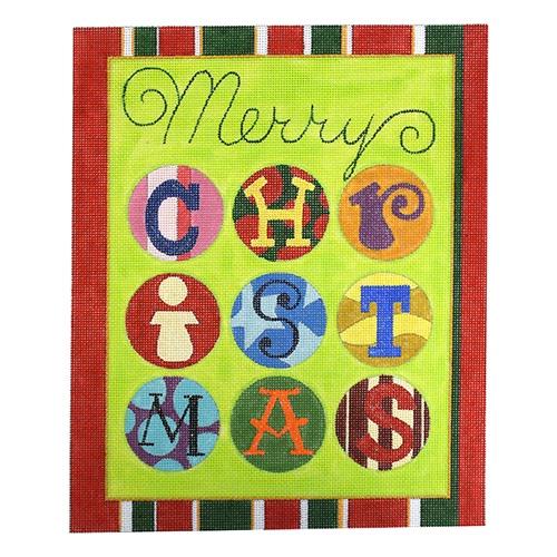 Merry Christmas Painted Canvas Raymond Crawford Designs 