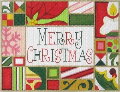 Merry Christmas Painted Canvas Raymond Crawford Designs 