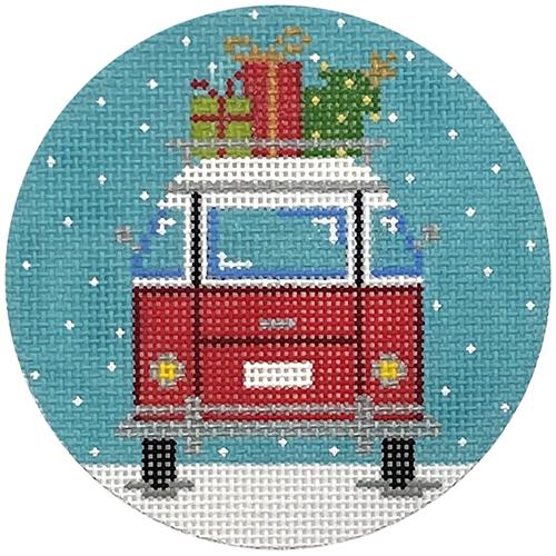 Micro Bus Leaving Painted Canvas The Meredith Collection 
