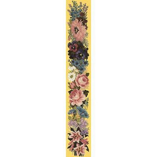 Midsummer Bell Pull Needlepoint Kit Kits Elizabeth Bradley Design Sunflower Yellow 
