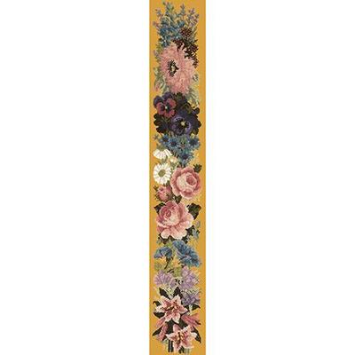 Midsummer Bell Pull Needlepoint Kit Kits Elizabeth Bradley Design Yellow 
