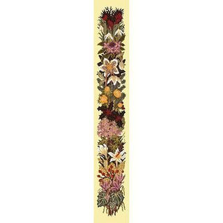 Midwinter Bell Pull Needlepoint Kit Kits Elizabeth Bradley Design Butter Yellow 
