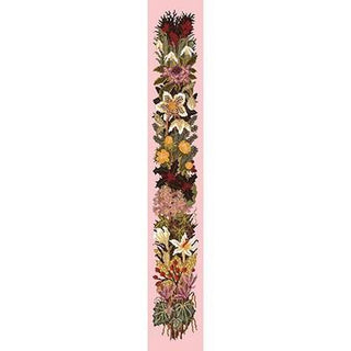 Midwinter Bell Pull Needlepoint Kit Kits Elizabeth Bradley Design Pale Rose 
