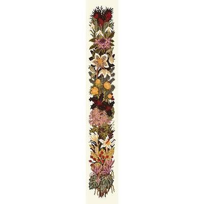 Midwinter Bell Pull Needlepoint Kit Kits Elizabeth Bradley Design Winter White 
