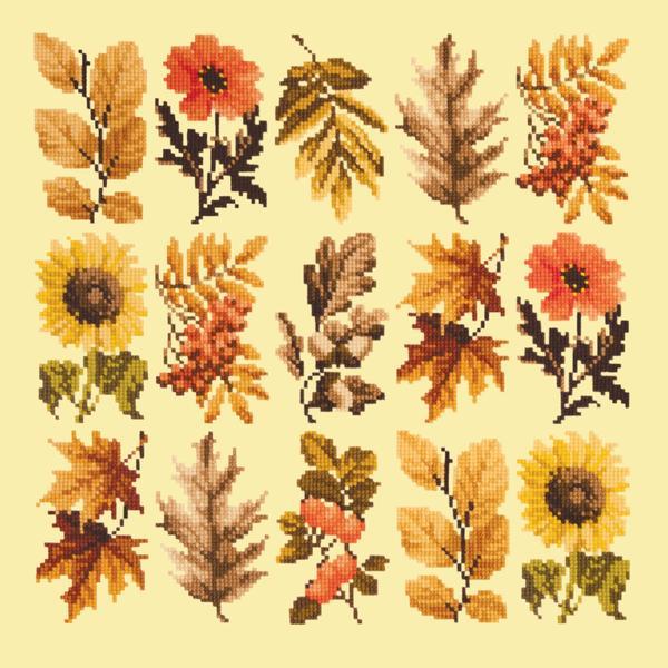 Millefleur Autumn Kits Elizabeth Bradley Design Butter Yellow 