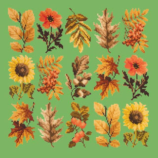 Millefleur Autumn Kits Elizabeth Bradley Design Grass Green 
