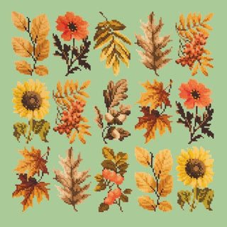 Millefleur Autumn Kits Elizabeth Bradley Design Pale Green 
