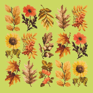 Millefleur Autumn Kits Elizabeth Bradley Design Pale Lime 
