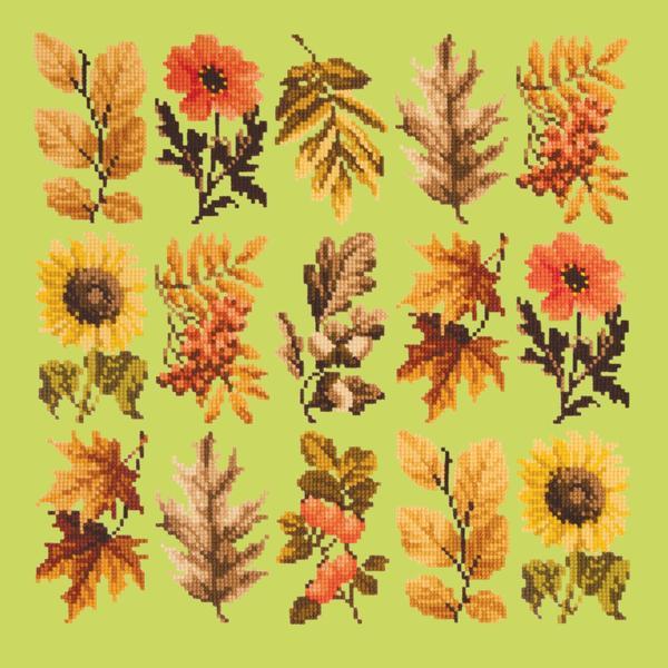Millefleur Autumn Kits Elizabeth Bradley Design Pale Lime 

