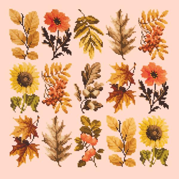 Millefleur Autumn Kits Elizabeth Bradley Design Salmon Pink 
