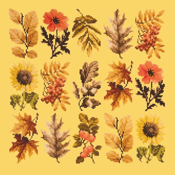 Millefleur Autumn Kits Elizabeth Bradley Design Sunflower Yellow 
