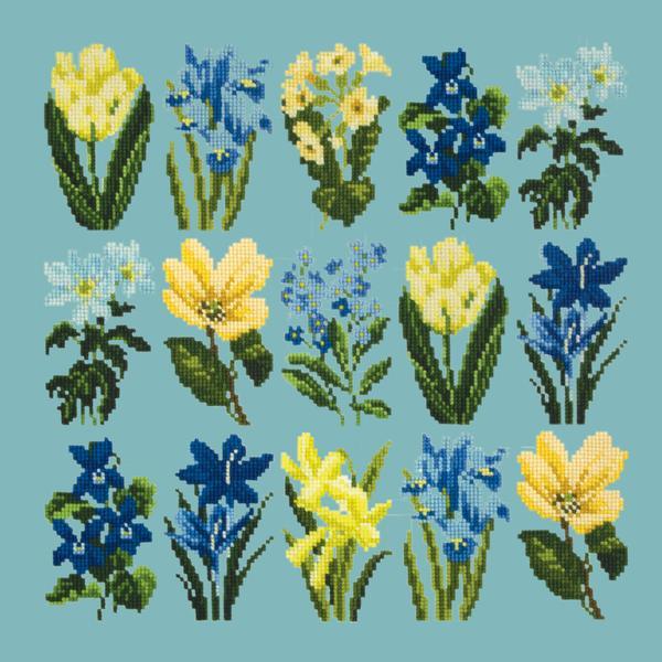 Millefleur Spring Kits Elizabeth Bradley Design Duck Egg Blue 