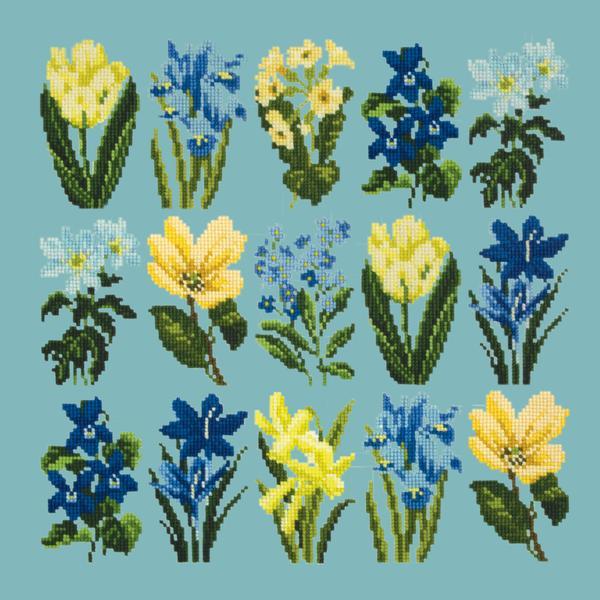 Millefleur Spring Kits Elizabeth Bradley Design Duck Egg Blue 
