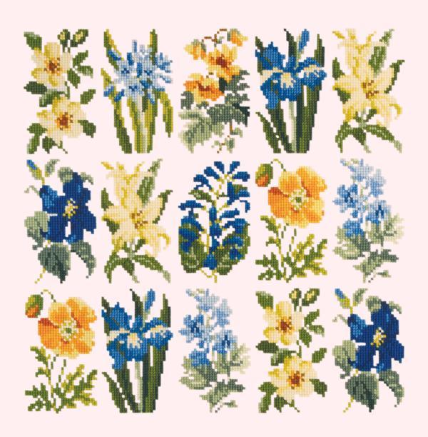 Millefleur Summer Kits Elizabeth Bradley Design Cream 
