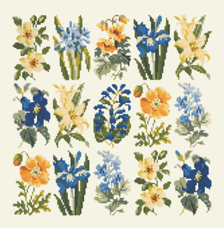 Millefleur Summer Kits Elizabeth Bradley Design Winter White 
